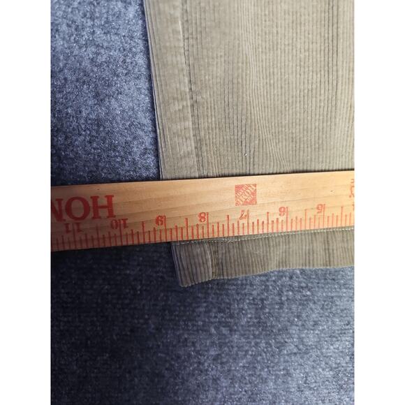 Cremieux Pants Mens 33x30 Brown Corduroy Cotton Straight Leg Casual Chino - Picture 6 of 8
